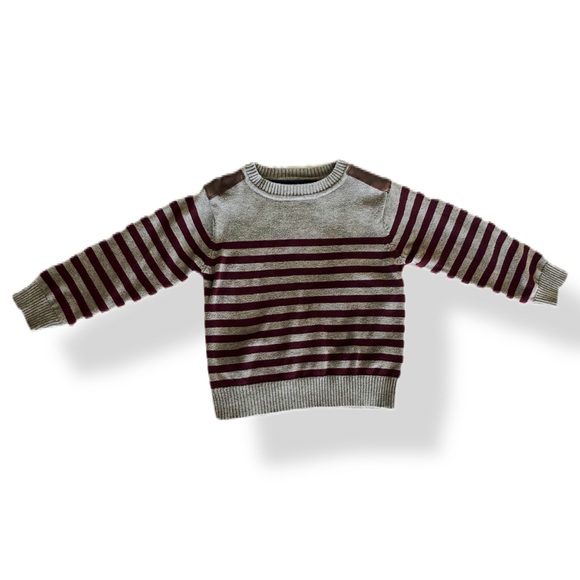 Fred & Flo 12-18m stripe knit sweater - Picture 4 of 7